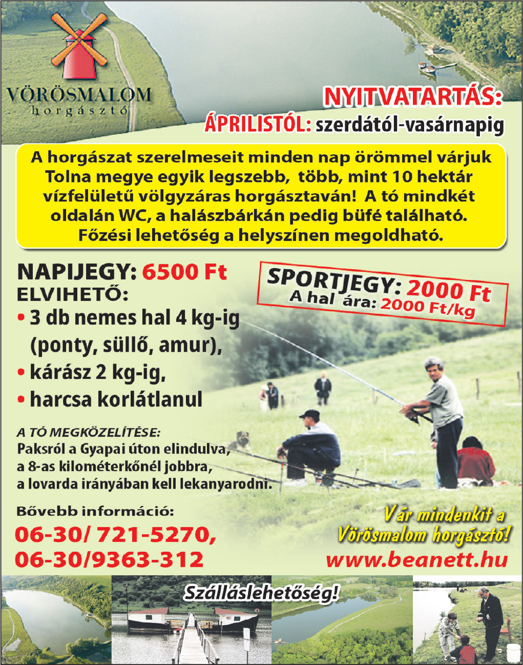 Beanett horgásztó